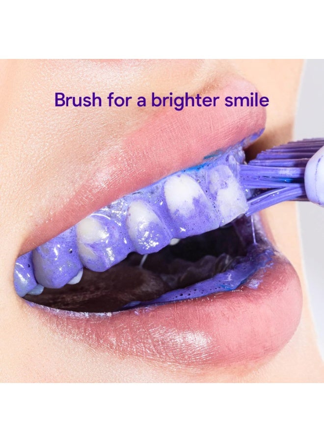 هاي سمايل بودرة مصحح لون الأسنان Hismile V34، لون بنفسجي لتبييض الأسنان - Image 3